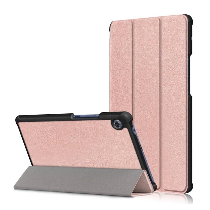 Bild 1, Huawei MatePad T8 - Tri-Fold Fodral - Roséguld