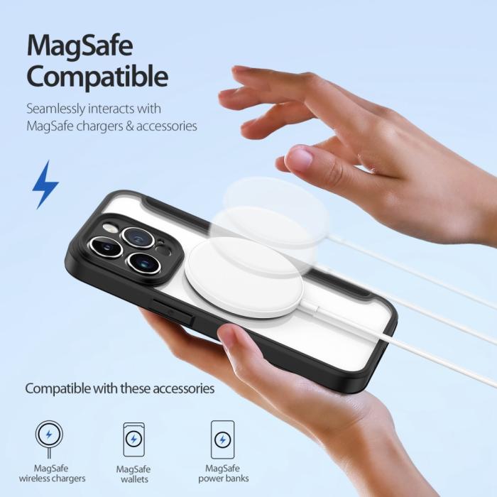 Bild 3, DUX DUCIS iPhone 14 Pro Fodral MagSafe Skin X Pro Svart