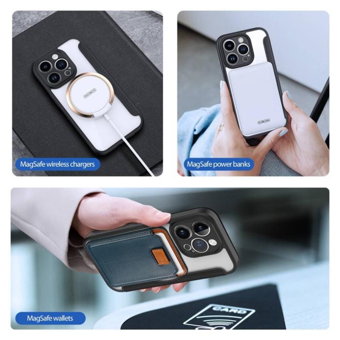 Bild 4, DUX DUCIS iPhone 14 Pro Fodral MagSafe Skin X Pro Svart