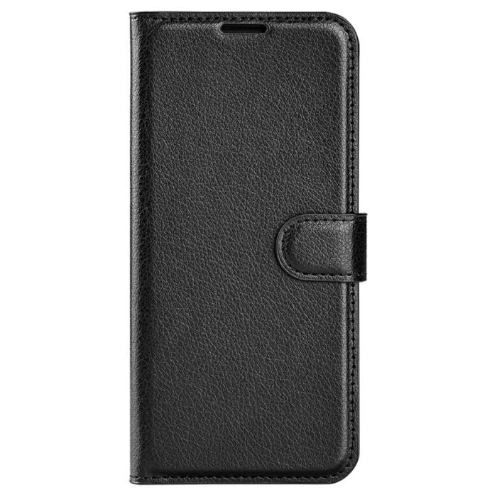 Bild 6, Samsung Galaxy A35 5G Fodral Läder Litchi Svart