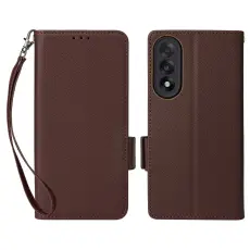 OnePlus Nord 5 5G Fodral Litchi L&auml;der Brun