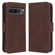 Google Pixel 8 Pro Fodral Med Avtagbart Kortfodral Brun