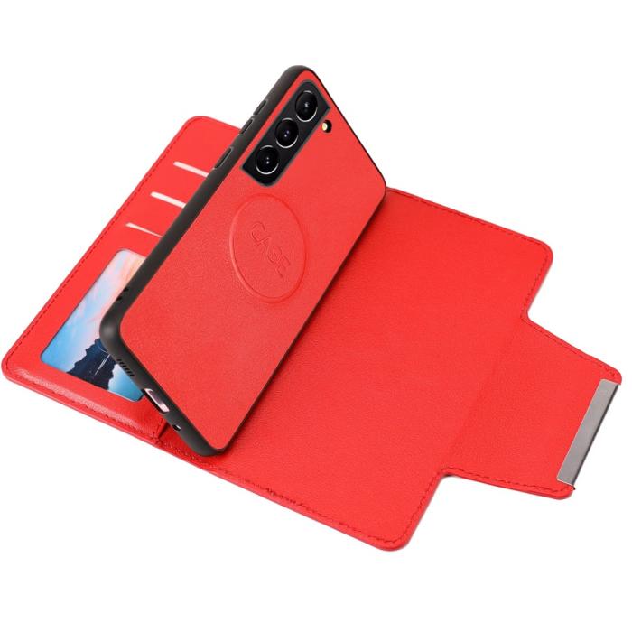 Bild 2, Samsung Galaxy S23 Plus 2in1 Magnet Fodral Röd