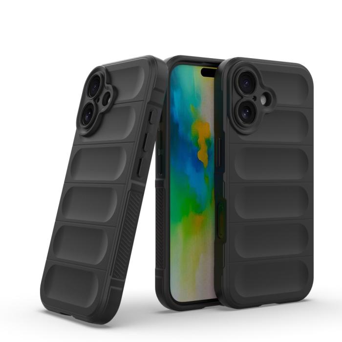 Bild 2, iPhone 16 Plus Skal Magic Shield Svart