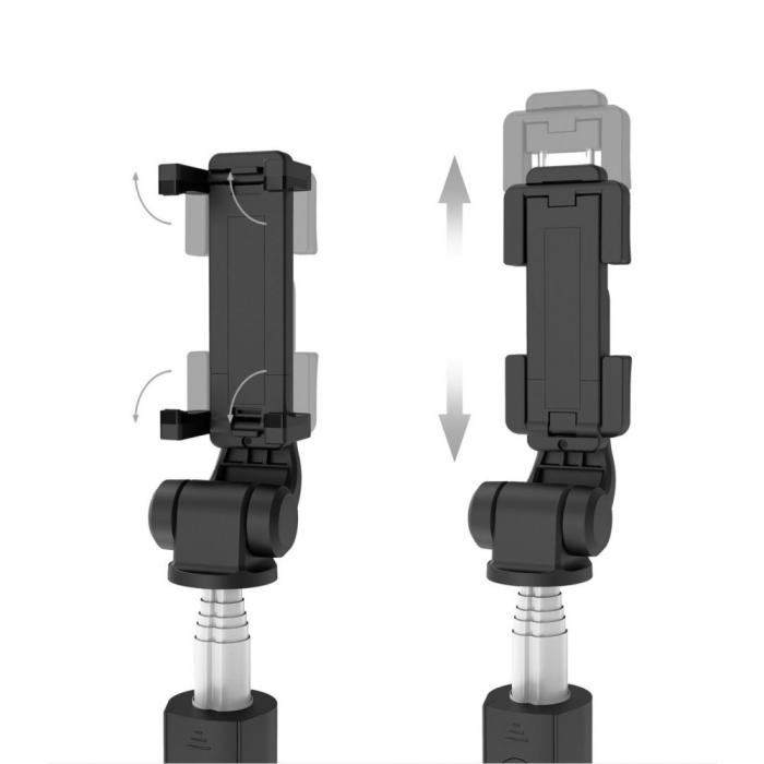 Bild 5, Tech-Protect Selfie Stick Tripod Trådlös Svart