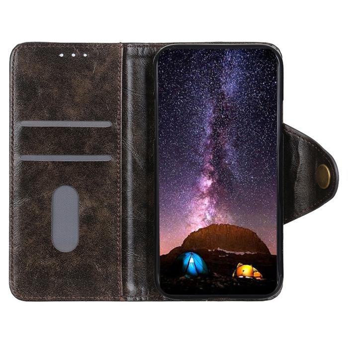 Bild 5, KHAZNEH Motorola Moto G51 Fodral Retro Brun