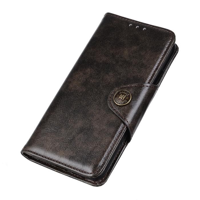Bild 6, KHAZNEH Motorola Moto G51 Fodral Retro Brun