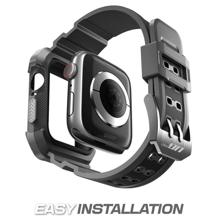 Bild 4, Supcase Apple Watch 44/45 mm Armband Unicorn Beetle Pro Svart