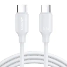 Joyroom 1m 60W USB-C / USB-C Laddningskabel Vit