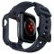 Spigen Apple Watch 44/45 mm Skal/Armband Rugged Armor 'Pro' Charcoal Grey