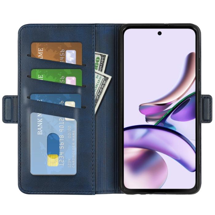Bild 4, Motorola Moto E13 Fodral Magnetisk Stängning Blå