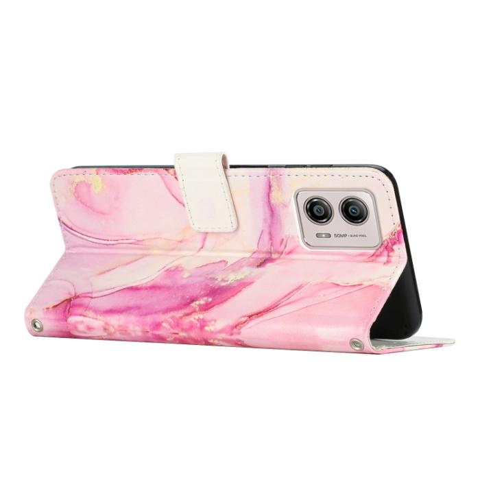 Bild 3, Motorola Moto G73 5G Fodral Marmor Roséguld