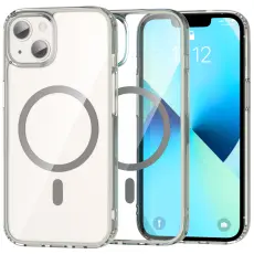 ColorPop iPhone 13 Skal CH MagSafe Transparent/Titanium