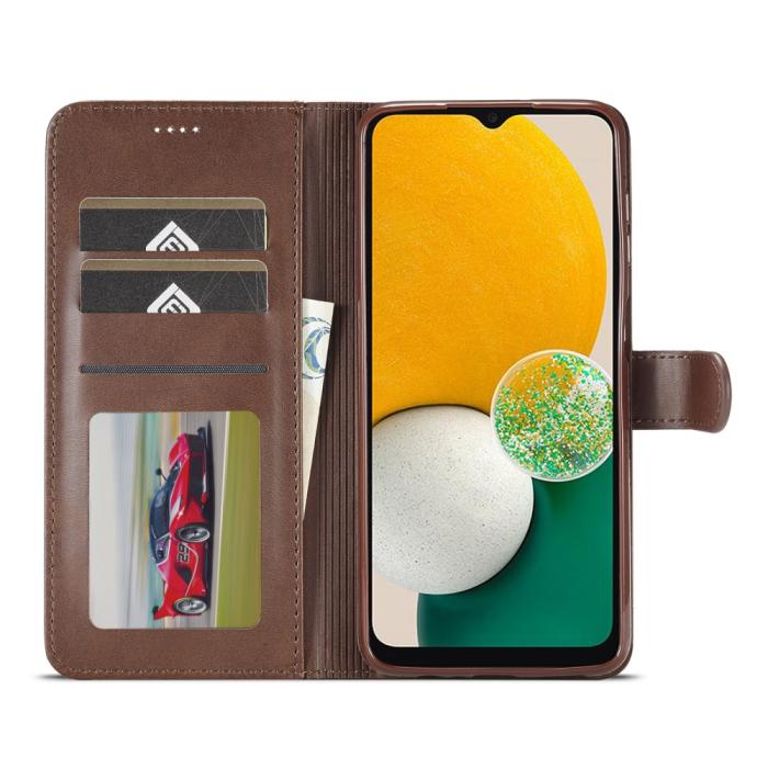 Bild 4, LC.IMEEKE Samsung Galaxy A04s / A13 5G Fodral Läder Brun