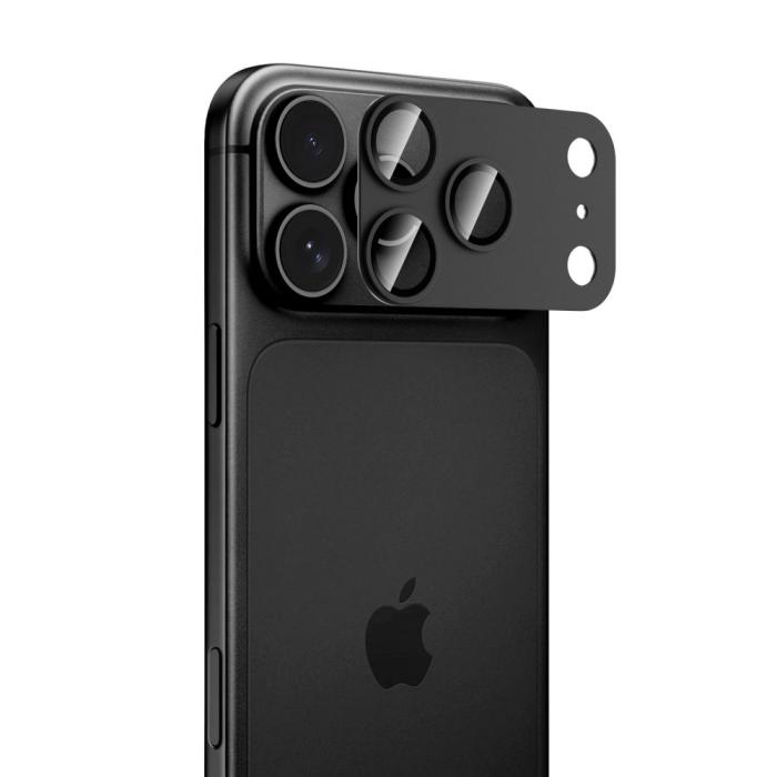 Bild 2, Tech-Protect iPhone 18 Pro Max Linsskydd CamFull Fit+ Svart