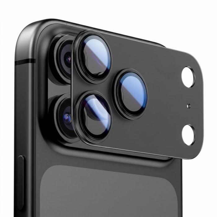 Bild 3, Tech-Protect iPhone 18 Pro Max Linsskydd CamFull Fit+ Svart