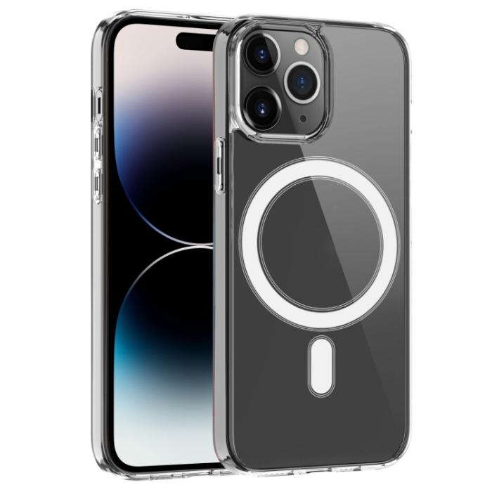 Bild 1, iPhone 15 Pro Skal MagSafe Akryl/TPU Transparent