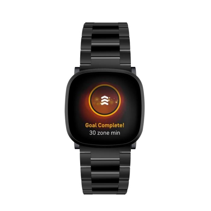 Bild 4, Lyxigt Metallarmband Fitbit Versa 3/Fitbit Sense - Svart