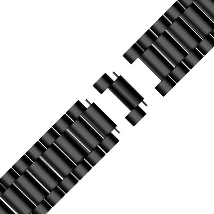 Bild 5, Lyxigt Metallarmband Fitbit Versa 3/Fitbit Sense - Svart
