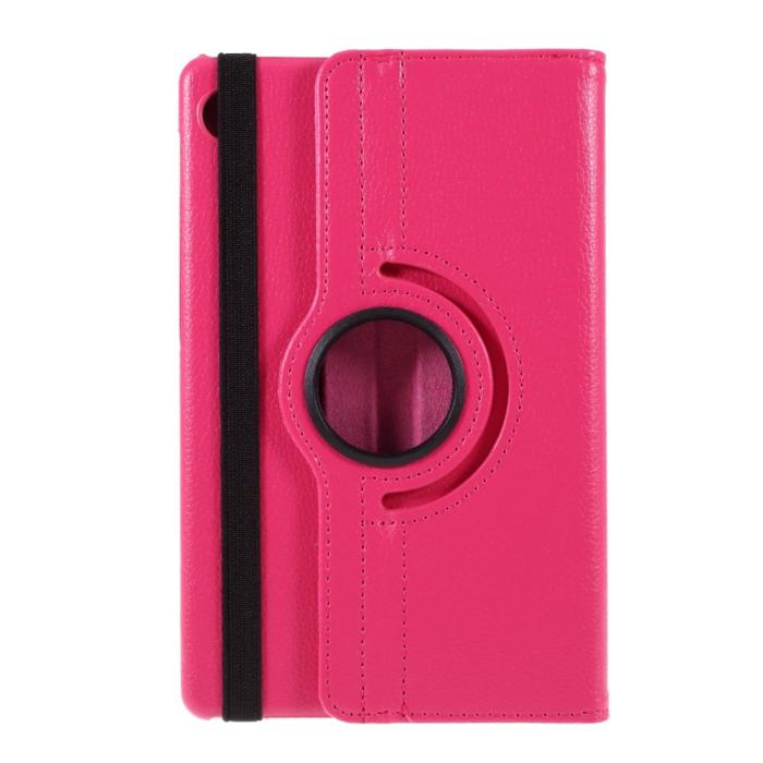 Bild 1, Huawei MatePad T8 - 360° Rotation Fodral - Rosa