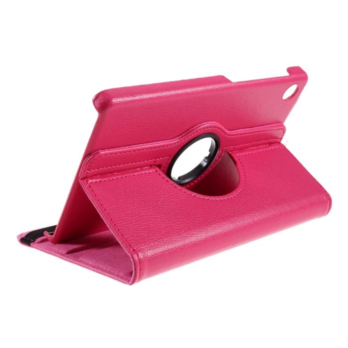 Bild 4, Huawei MatePad T8 - 360° Rotation Fodral - Rosa