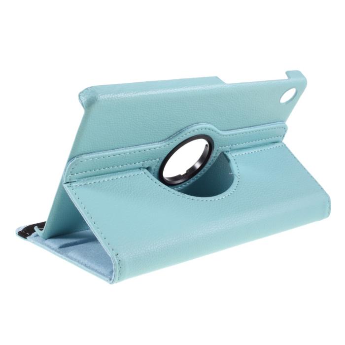 Bild 3, Huawei MatePad T8 - 360° Rotation Fodral - Ljus Blå