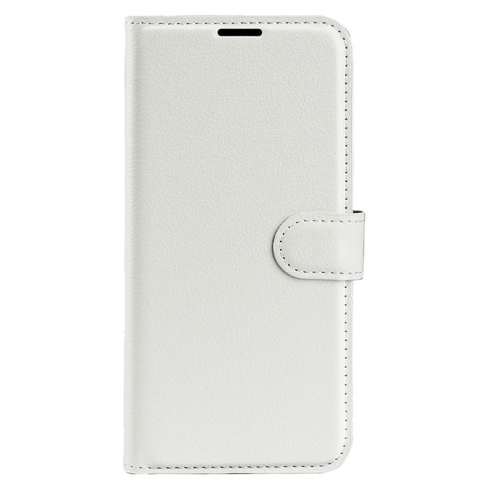 Bild 5, Samsung Galaxy A35 5G Fodral Läder Litchi Vit