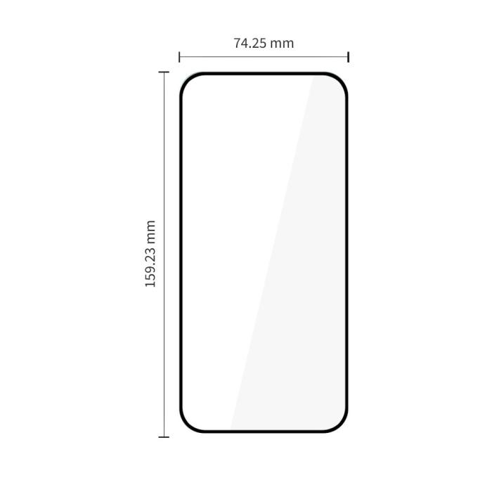 Bild 2, Tech-Protect Motorola Moto G67/G77 2-PACK Skärmskydd GlassFit+