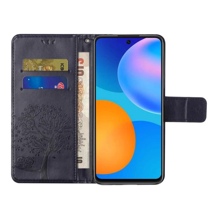 Bild 4, Xiaomi 11T / 11T Pro Fodral Tryckt Läder Lila