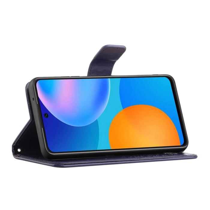 Bild 5, Xiaomi 11T / 11T Pro Fodral Tryckt Läder Lila
