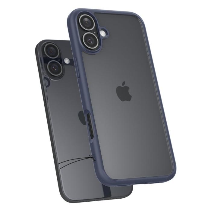 Bild 2, Spigen iPhone 16 Skal Ultra Hybrid Navy Blue