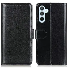 Samsung Galaxy A16 / A26 5G Fodral Crazy Horse L&auml;der Svart
