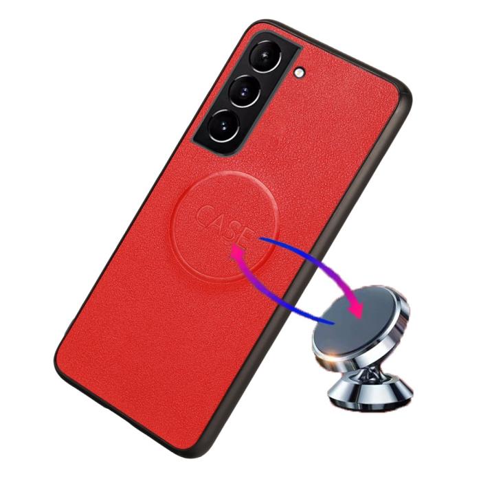 Bild 5, Samsung Galaxy S23 Plus 2in1 Magnet Fodral Röd