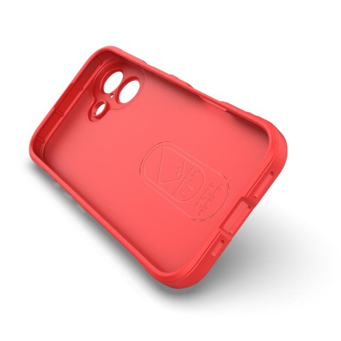 Bild 3, iPhone 16 Plus Skal Magic Shield Röd
