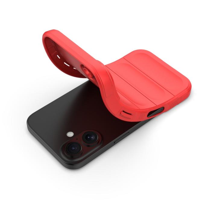 Bild 5, iPhone 16 Plus Skal Magic Shield Röd
