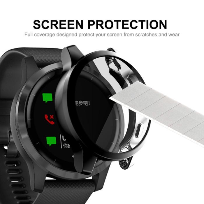 Bild 6, HAT PRINCE TPU Skal Garmin Venu 2 45 mm / Vivoactive 4 45 mm Svart