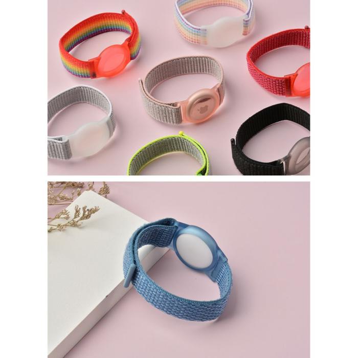Bild 6, Tech-Protect Nylon Armband För AirTag Till Barn Blå