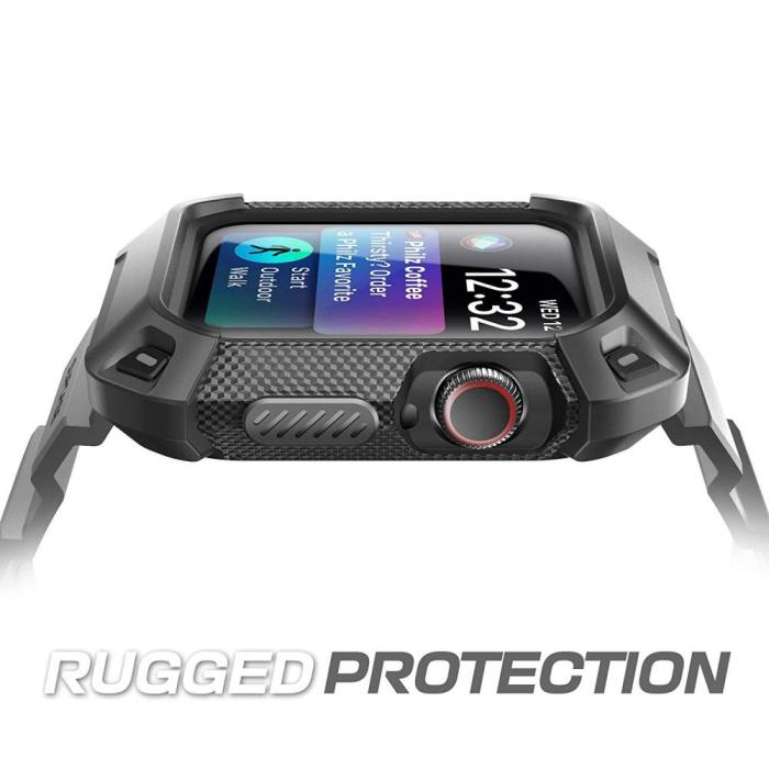 Bild 5, Supcase Apple Watch 44/45 mm Armband Unicorn Beetle Pro Svart