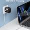 Choetech 35W PD Reseadapter 3x USB-A 1x USB-C Svart