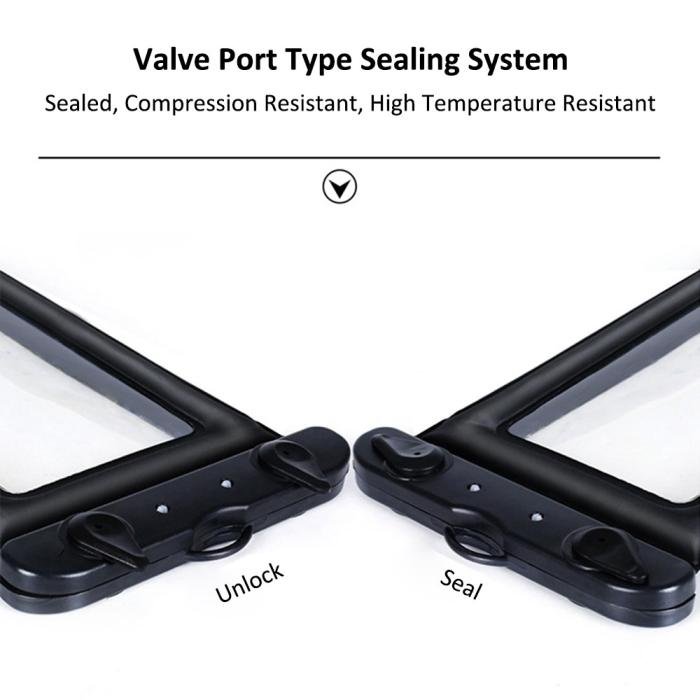 Bild 4, Airbag Flytande Mobilväska IPX8 Vattentät Med Snodd Vit