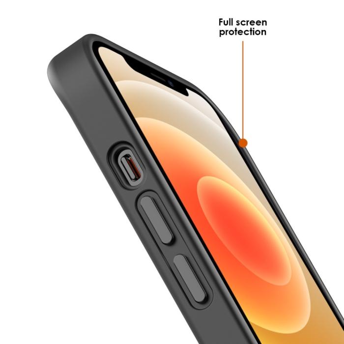 Bild 2, iPhone 12 Pro Max Skal MagSafe Hybrid Matt Rosa