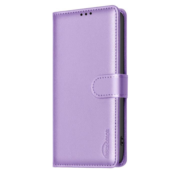 Bild 2, BINFEN Samsung Galaxy S26 Fodral RFID Läder Lila