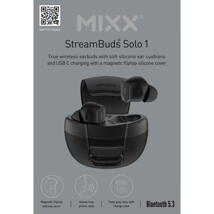 Bild 2, MIXX In-Ear TWS Hörlurar Solo 1 Svart