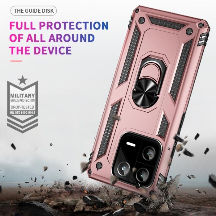 Bild 3, Xiaomi 13 Pro 5G Skal Ring Armor Roséguld