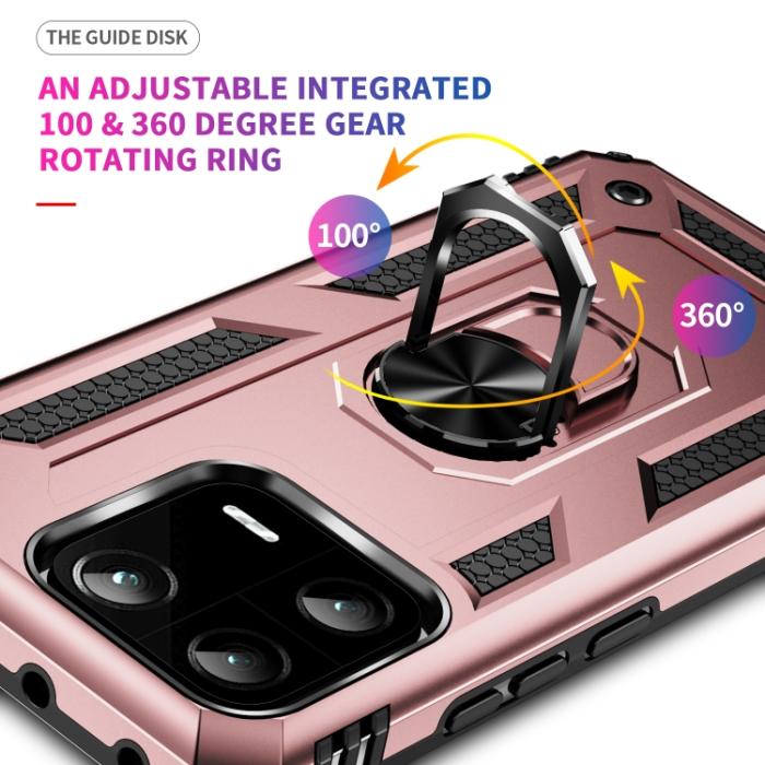Bild 4, Xiaomi 13 Pro 5G Skal Ring Armor Roséguld
