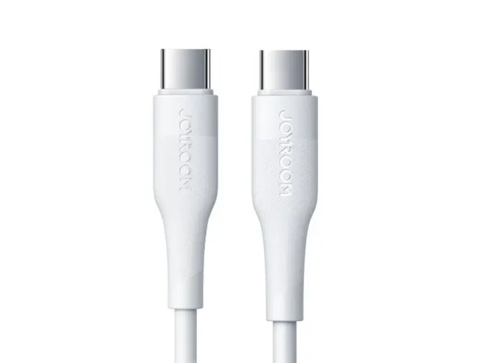 Bild 1, Joyroom 1.8m 60W PD USB-C / USB-C Kabel Vit