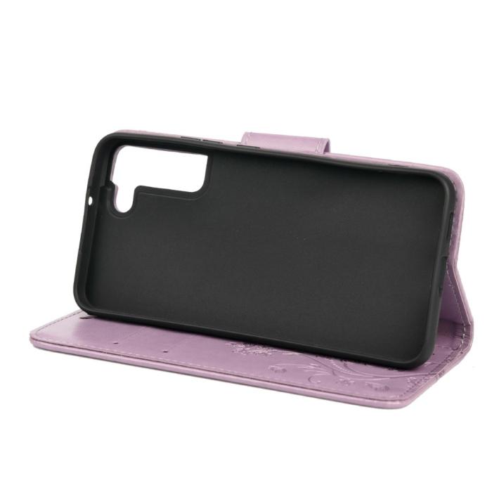 Bild 5, Samsung Galaxy S22 Plus Fodral Butterfly Läder Lila