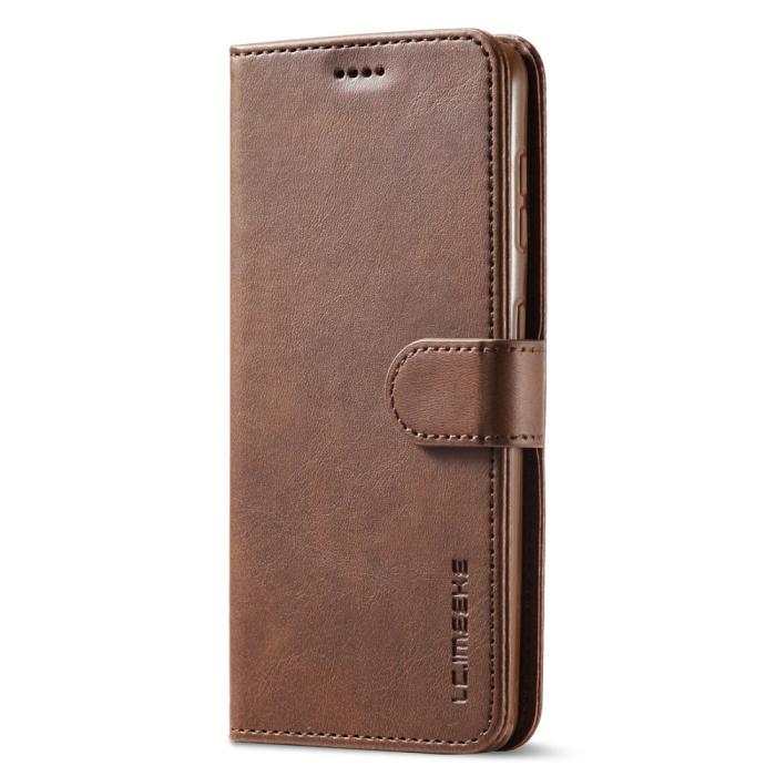Bild 2, LC.IMEEKE Samsung Galaxy S22 Plus Fodral Läder Brun