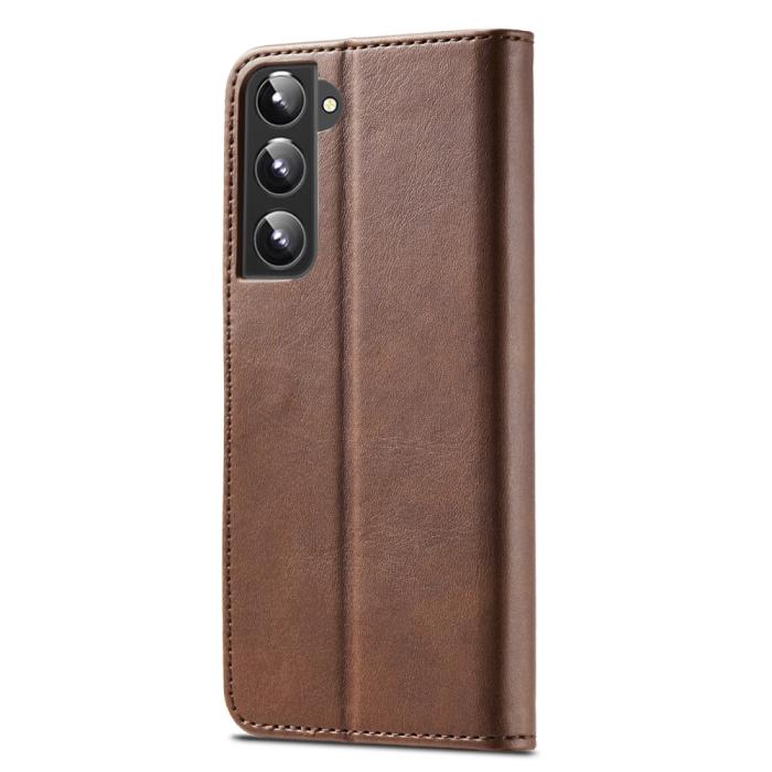Bild 3, LC.IMEEKE Samsung Galaxy S22 Plus Fodral Läder Brun