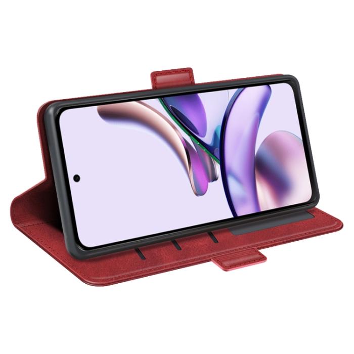 Bild 5, Motorola Moto E13 Fodral Magnetisk Stängning Röd